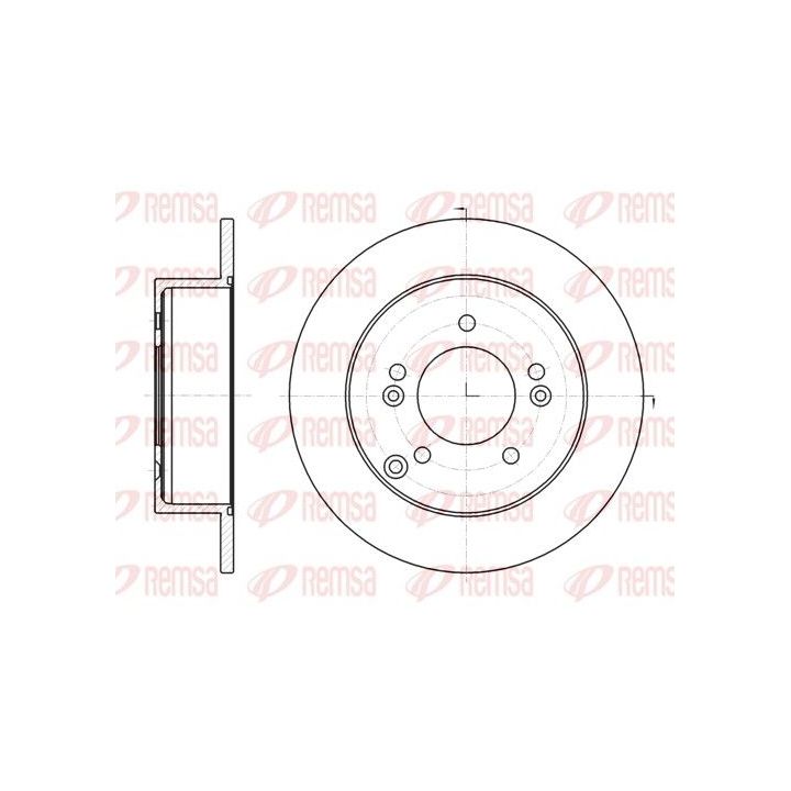 Stabdžių diskas REMSA 61293.00