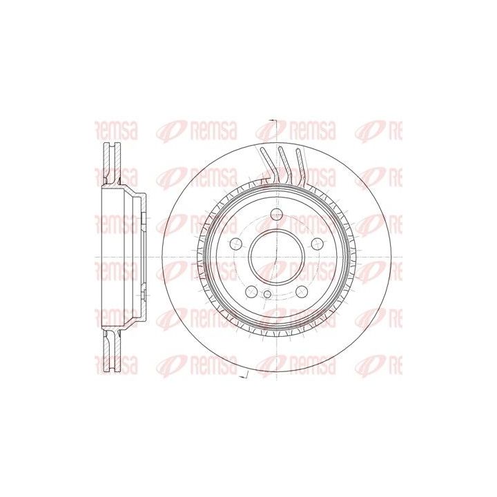 Stabdžių diskas REMSA 61296.10