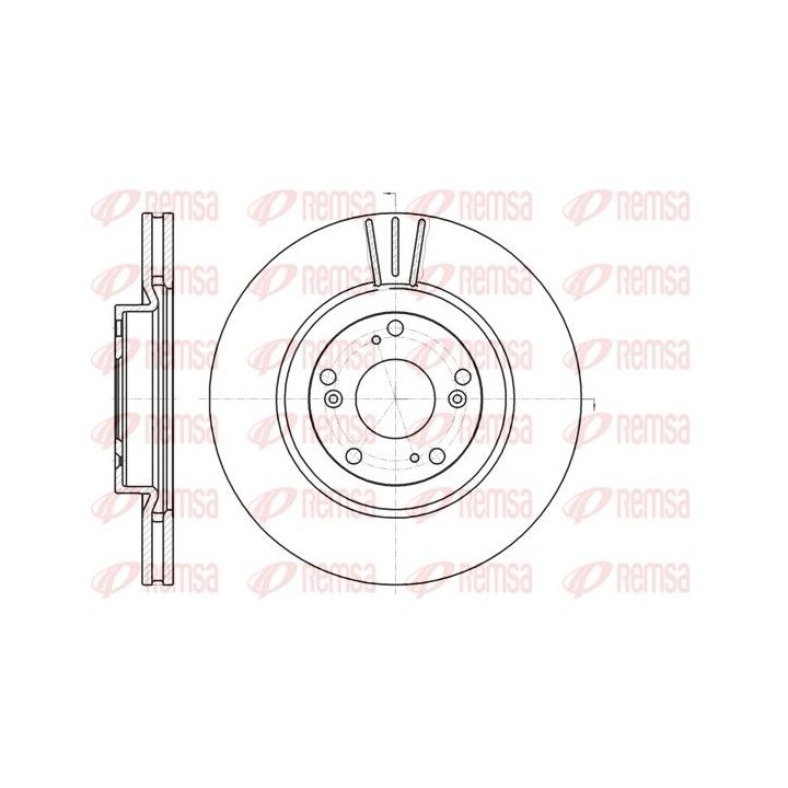 Stabdžių diskas REMSA 61297.10