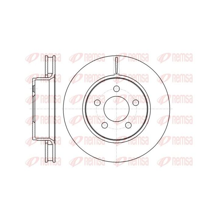 Stabdžių diskas REMSA 61301.10