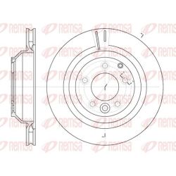 Stabdžių diskas REMSA 61302.10