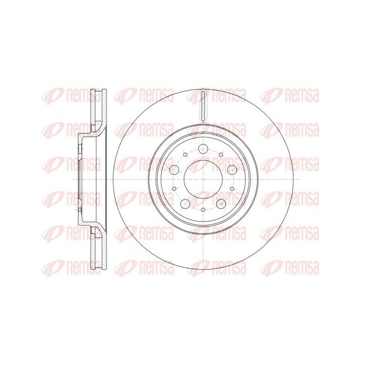 Stabdžių diskas REMSA 61303.10