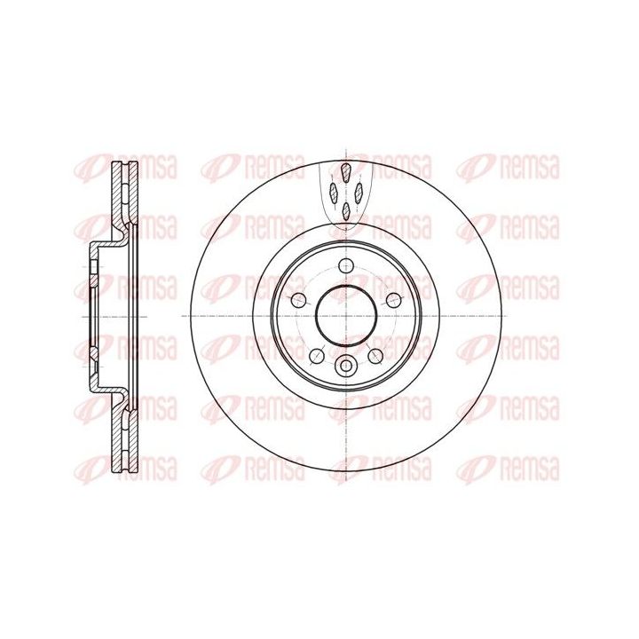 Stabdžių diskas REMSA 61304.10