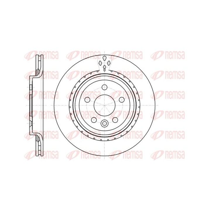 Stabdžių diskas REMSA 61305.10