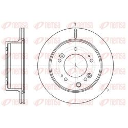 Stabdžių diskas REMSA 61306.10