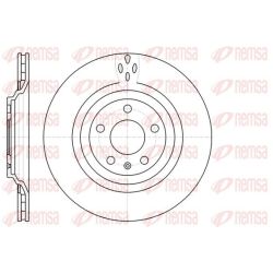Stabdžių diskas REMSA 61309.10