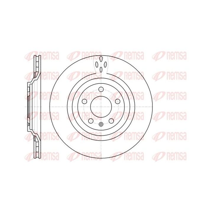 Stabdžių diskas REMSA 61309.10