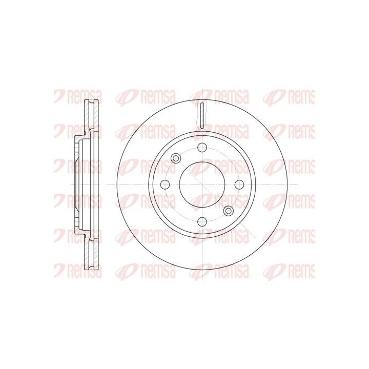Stabdžių diskas REMSA 6131.10