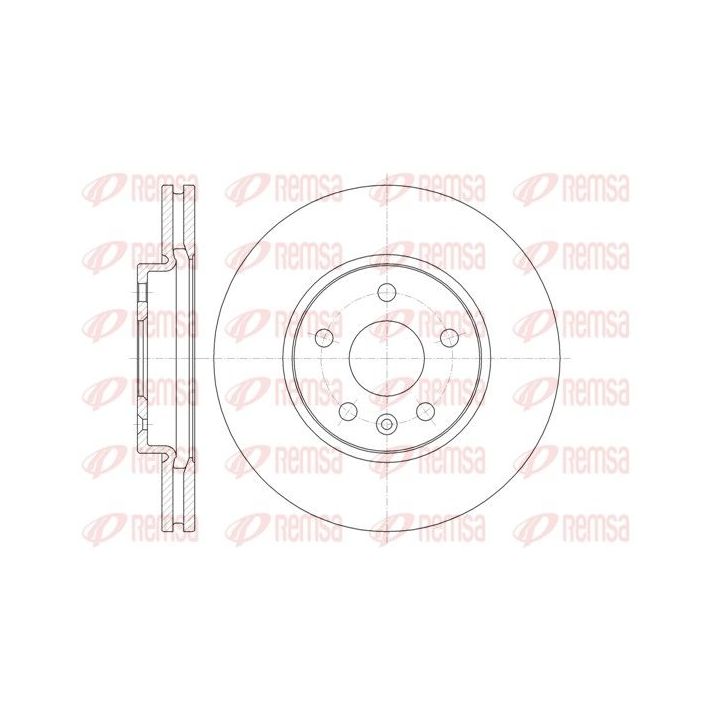 Stabdžių diskas REMSA 61313.10