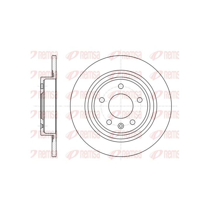 Stabdžių diskas REMSA 61315.00