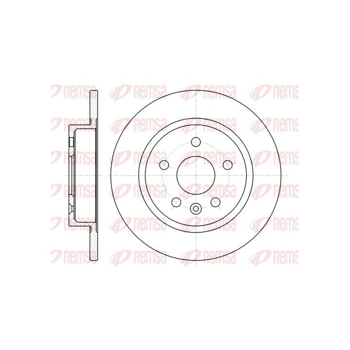Stabdžių diskas REMSA 61316.00