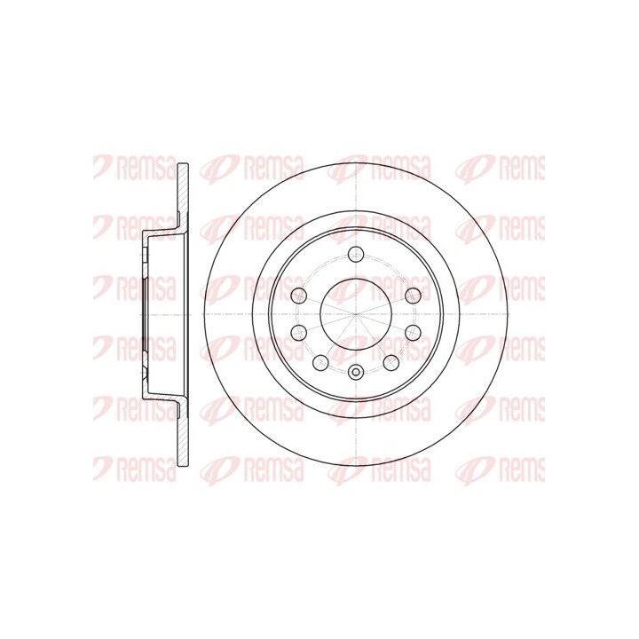 Stabdžių diskas REMSA 61317.00
