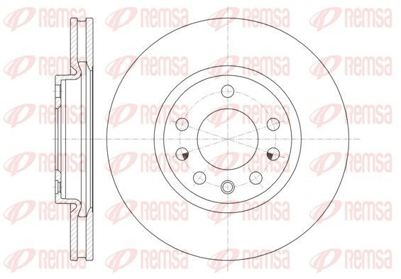 Stabdžių diskas REMSA 61318.10