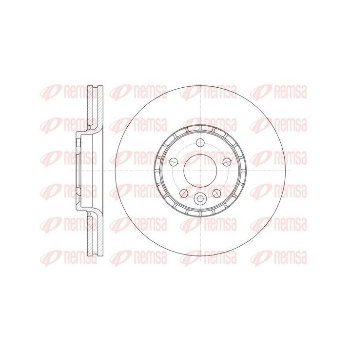 Stabdžių diskas REMSA 61319.10
