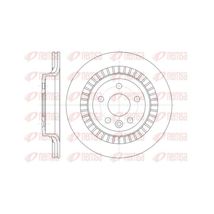 Stabdžių diskas REMSA 61320.10