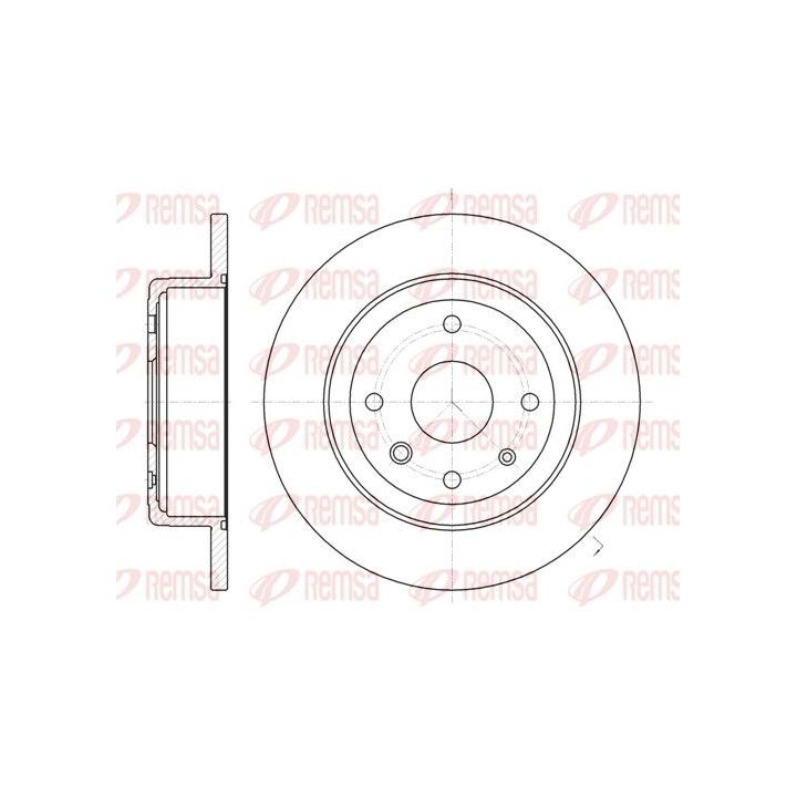 Stabdžių diskas REMSA 61321.00