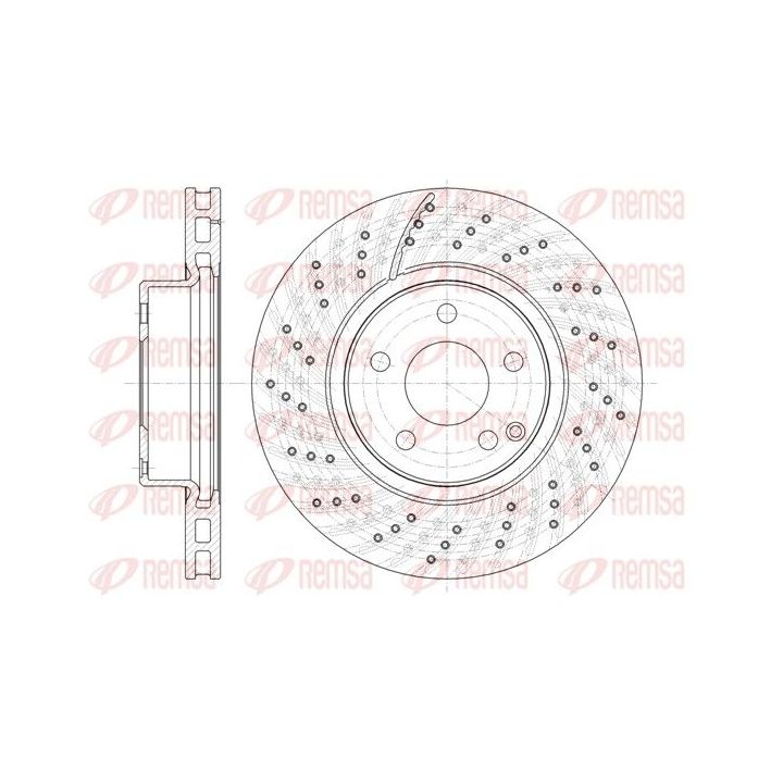 Stabdžių diskas REMSA 61322.10