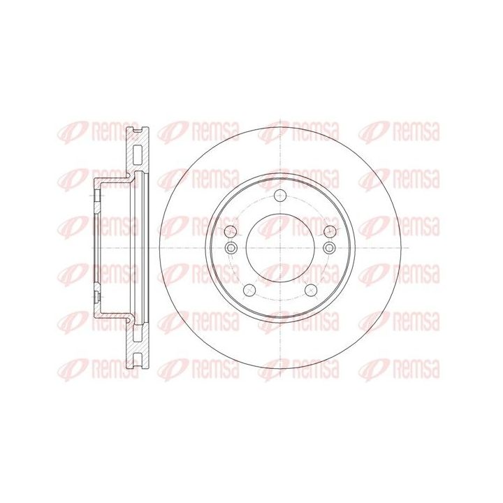 Stabdžių diskas REMSA 61323.10