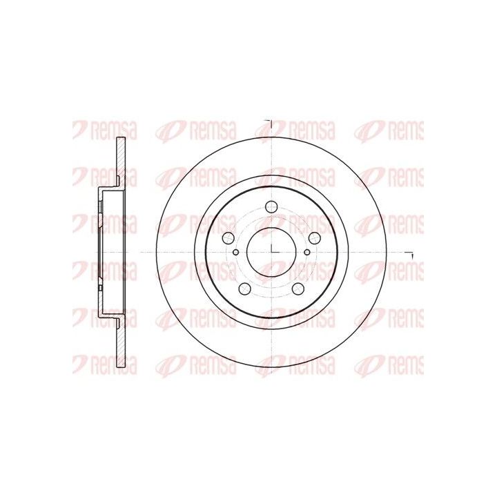 Stabdžių diskas REMSA 61325.00