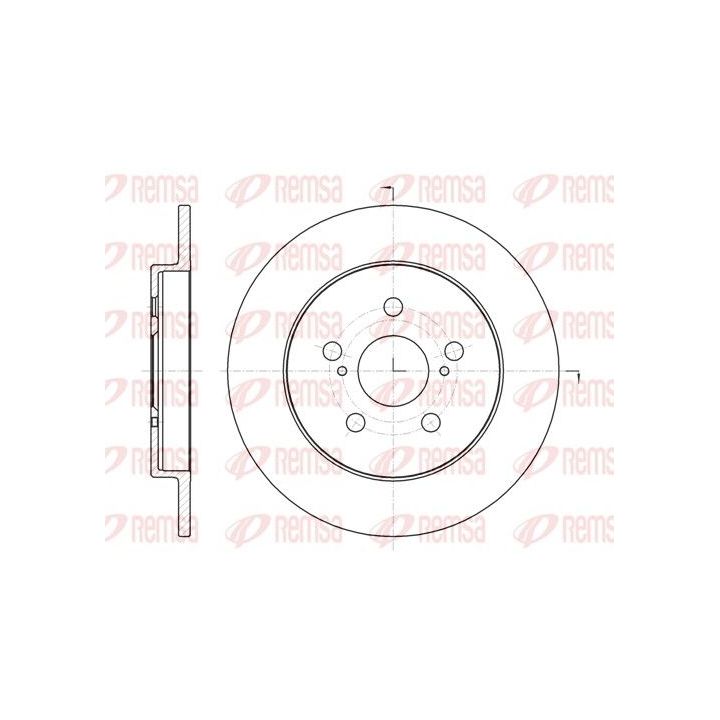 Stabdžių diskas REMSA 61326.00