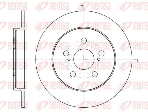 Stabdžių diskas REMSA 61326.00