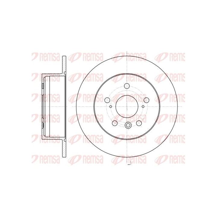 Stabdžių diskas REMSA 61327.00