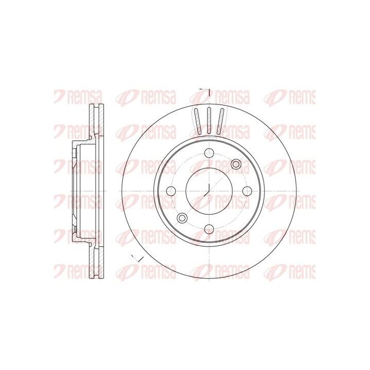 Stabdžių diskas REMSA 6133.10