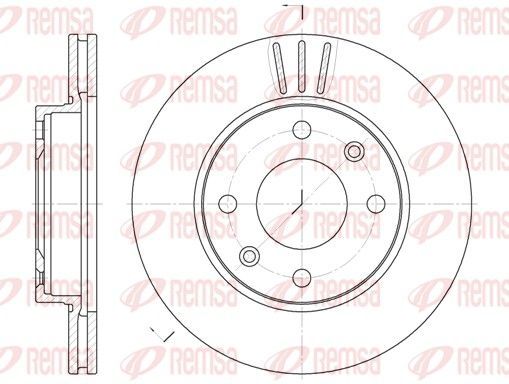 Stabdžių diskas REMSA 6133.10