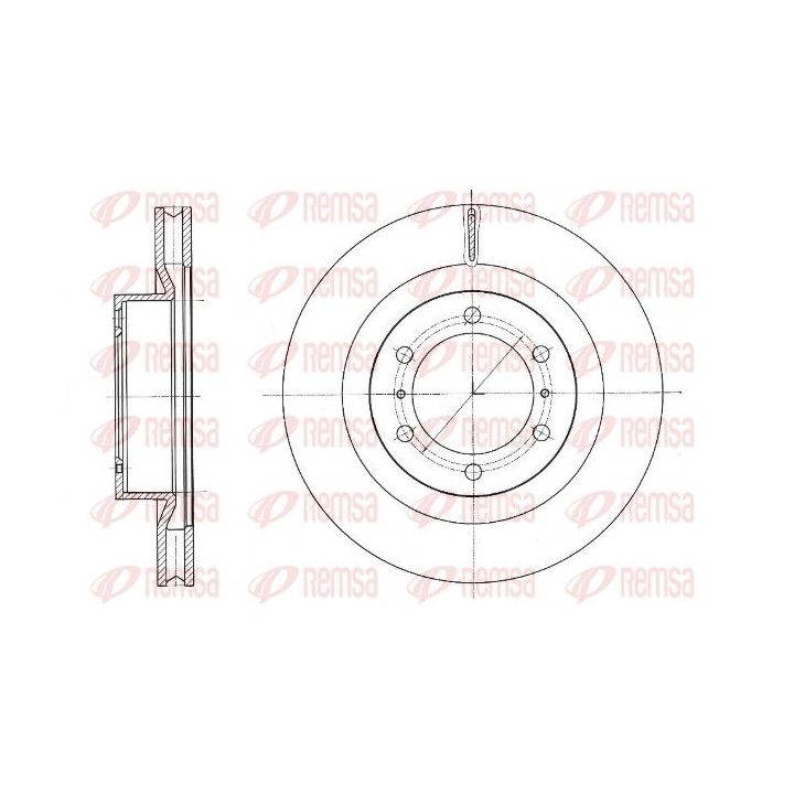 Stabdžių diskas REMSA 61331.10