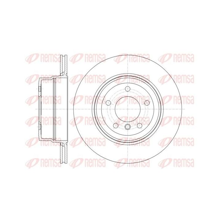 Stabdžių diskas REMSA 61336.10