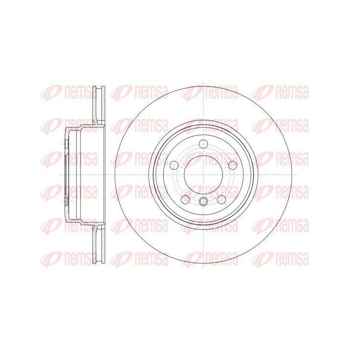 Stabdžių diskas REMSA 61337.10