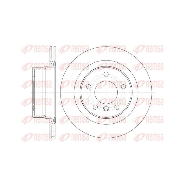 Stabdžių diskas REMSA 61338.10