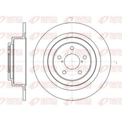 Stabdžių diskas REMSA 61343.00