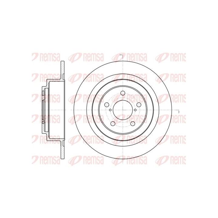 Stabdžių diskas REMSA 61343.00