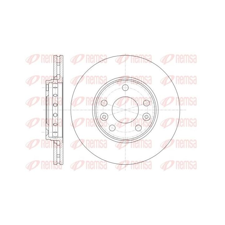 Stabdžių diskas REMSA 61346.10