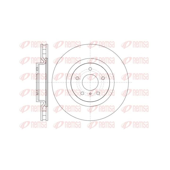Stabdžių diskas REMSA 61347.10