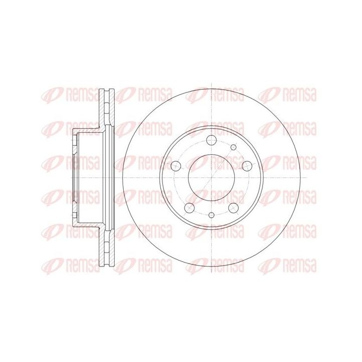 Stabdžių diskas REMSA 61351.10