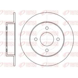 Stabdžių diskas REMSA 61353.00