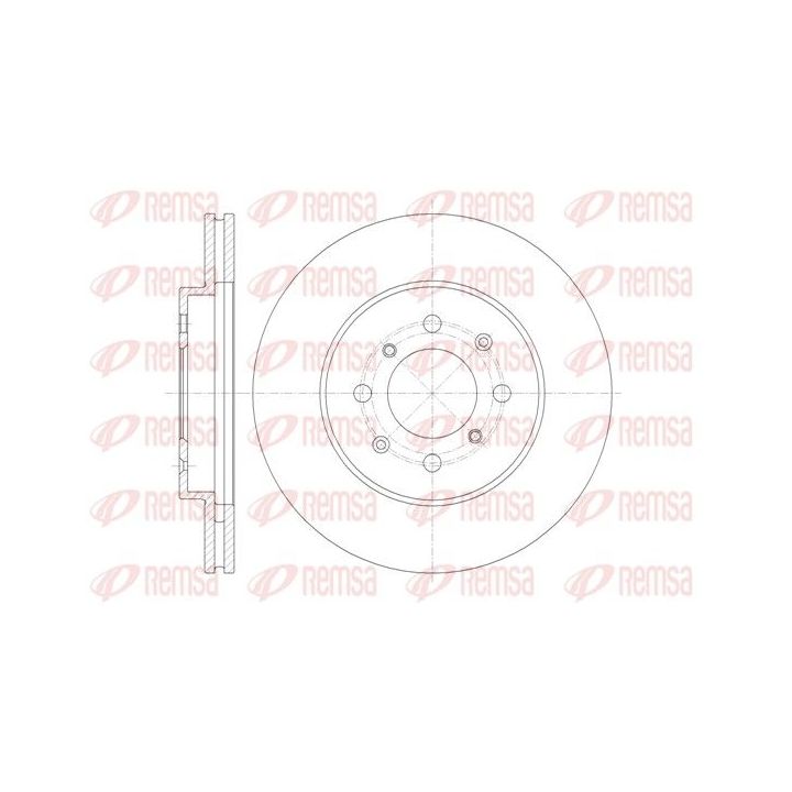 Stabdžių diskas REMSA 61357.10