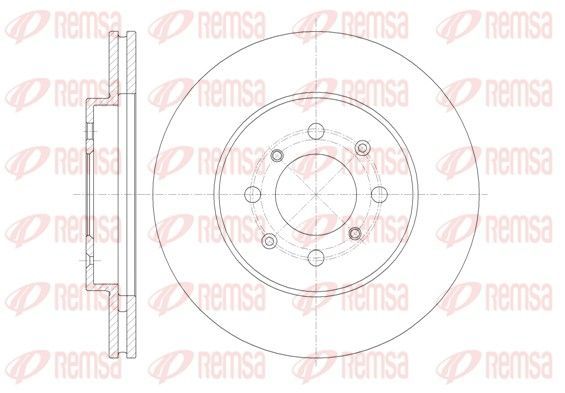 Stabdžių diskas REMSA 61357.10
