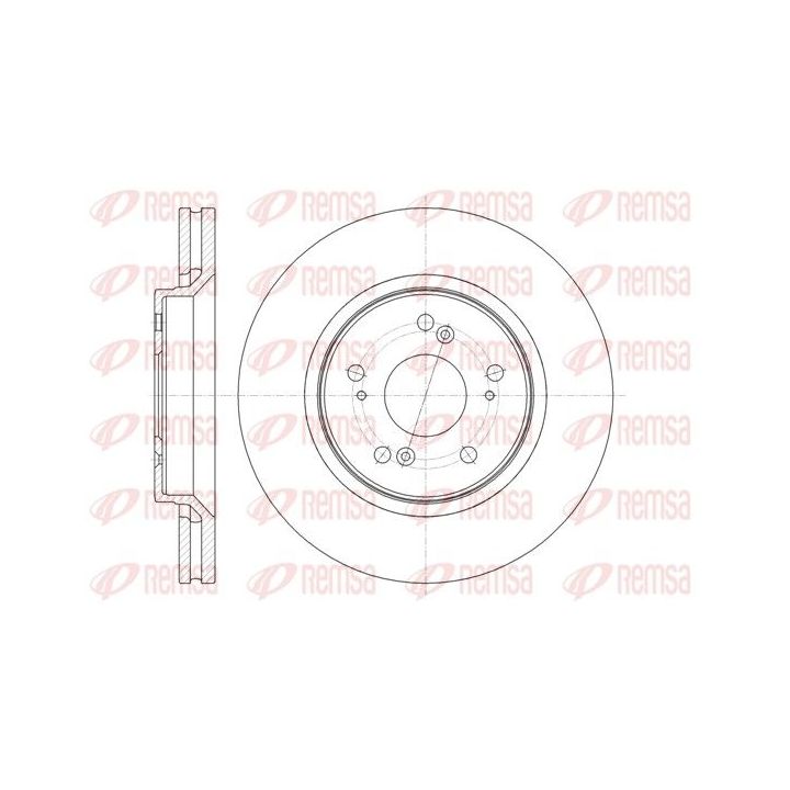 Stabdžių diskas REMSA 61358.10