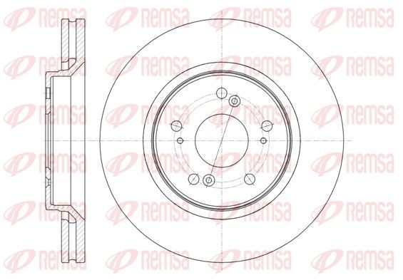 Stabdžių diskas REMSA 61358.10