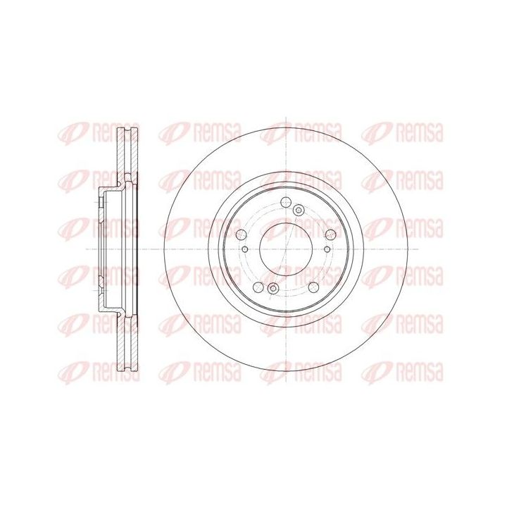 Stabdžių diskas REMSA 61359.10