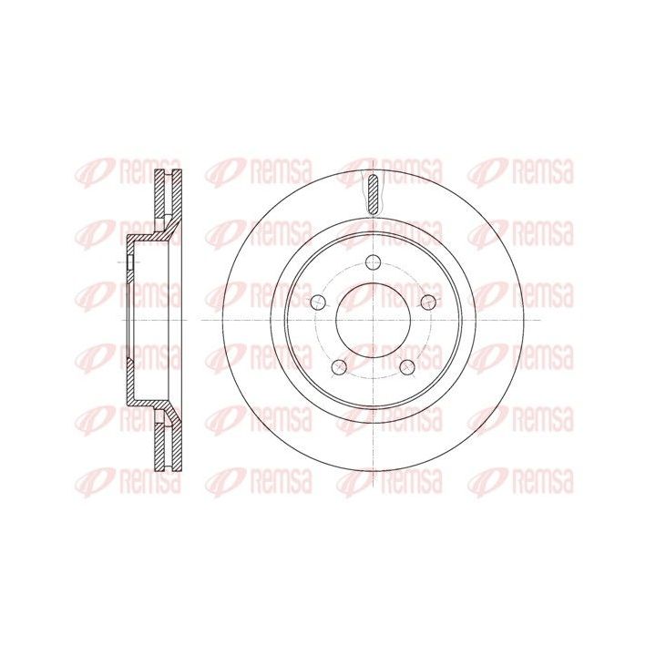 Stabdžių diskas REMSA 61360.10