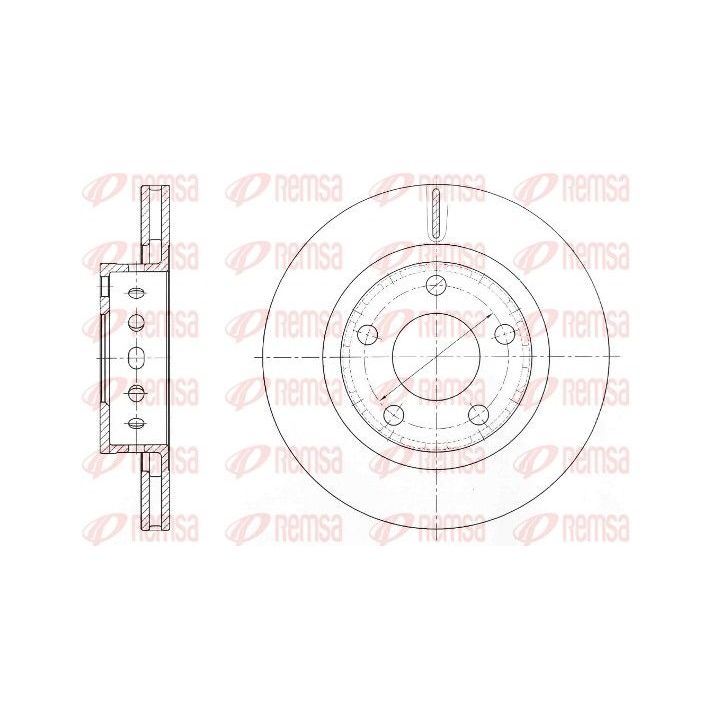 Stabdžių diskas REMSA 61363.10