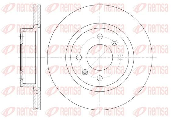 Stabdžių diskas REMSA 61365.10