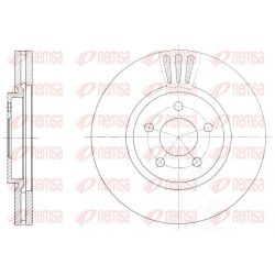 Stabdžių diskas REMSA 61370.10