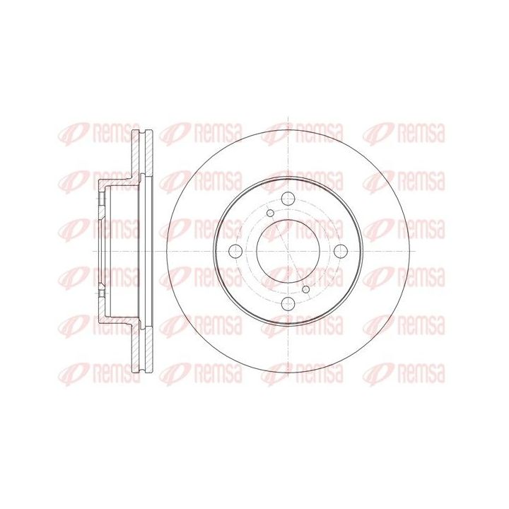 Stabdžių diskas REMSA 61371.10