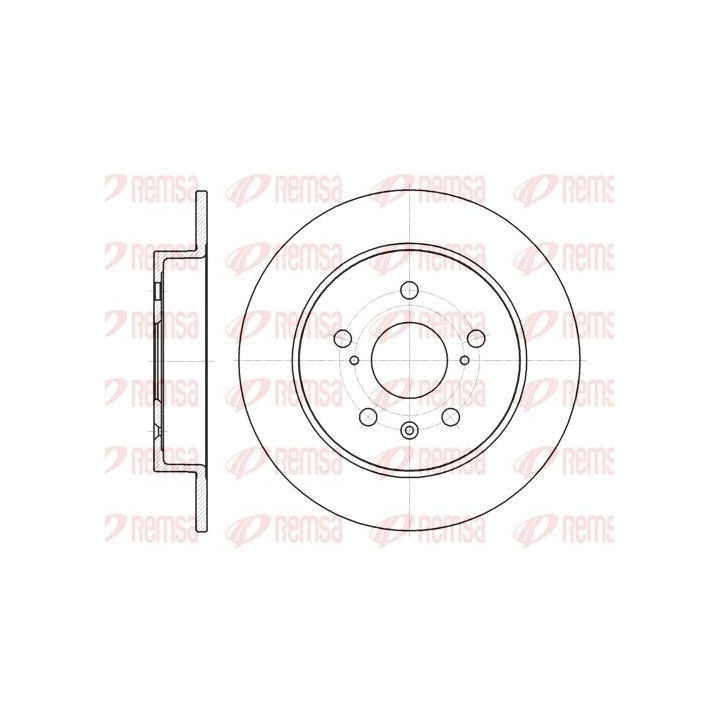 Stabdžių diskas REMSA 61372.00