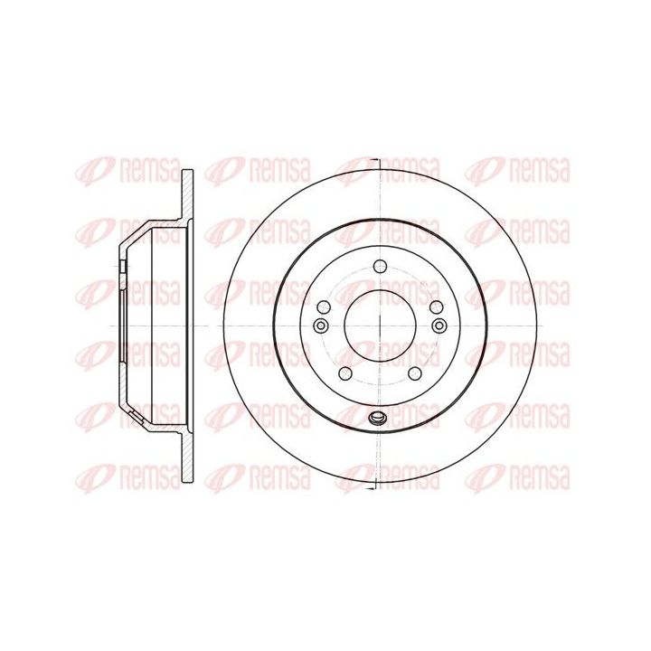 Stabdžių diskas REMSA 61373.00